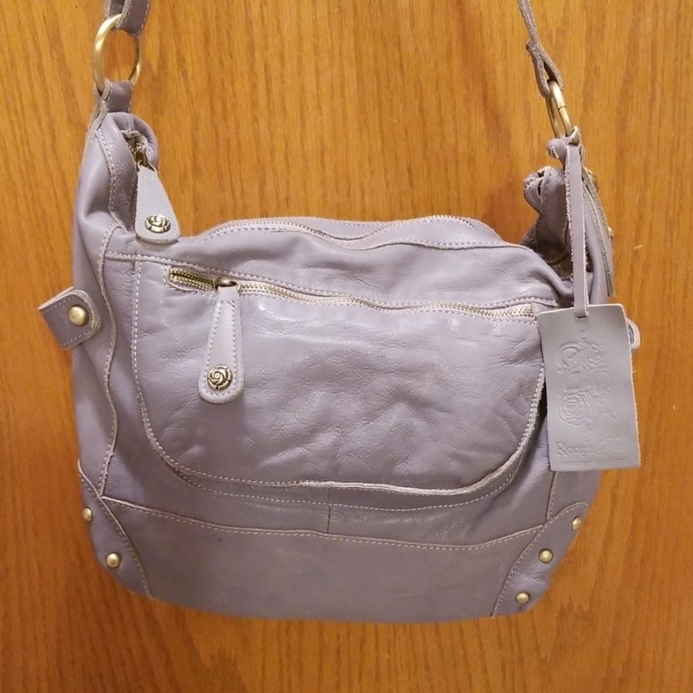 Rough Roses leather Handbag